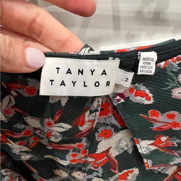 Tanya Taylor Off the Shoulder Silk Top - Picture 6 of 7